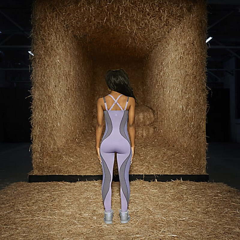 Комбинезон adidas Ivy Park Knit Catsuit Purple Glow/Dark Blue/Dust Purple