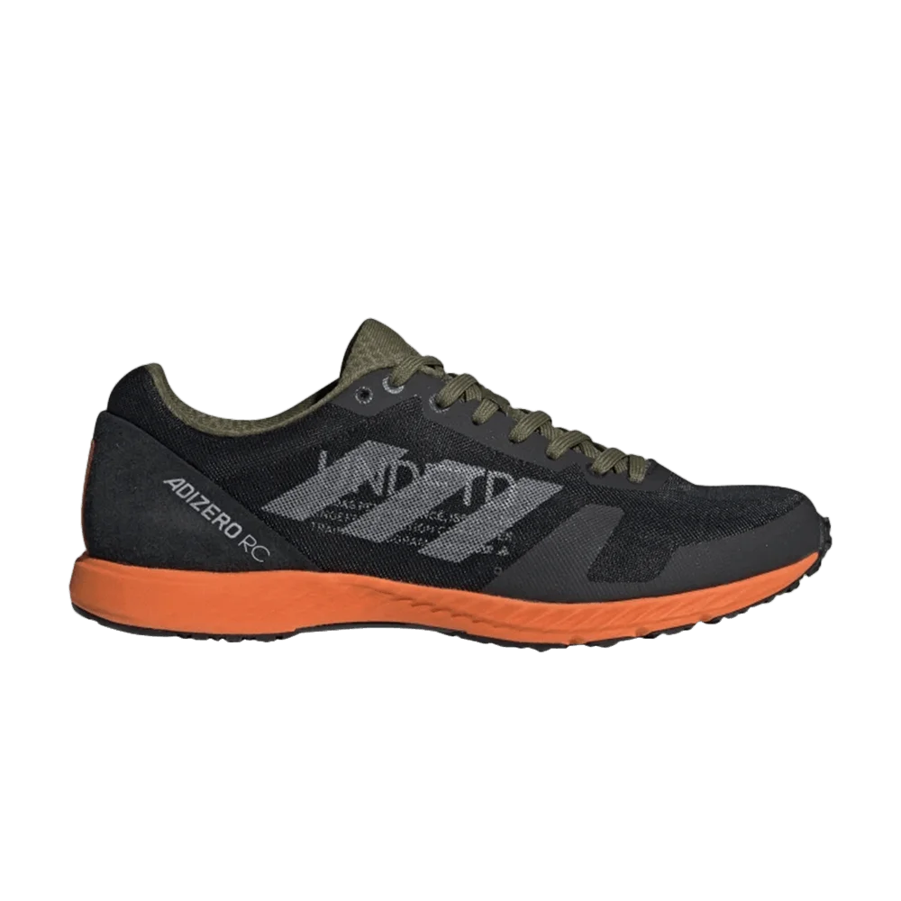 Krossovki-Undefeated-x-adidas-Adizero-RC-Black-Orange