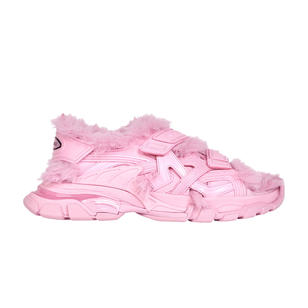 Сандалии Balenciaga Wmns Furry Sandal 'Pink'