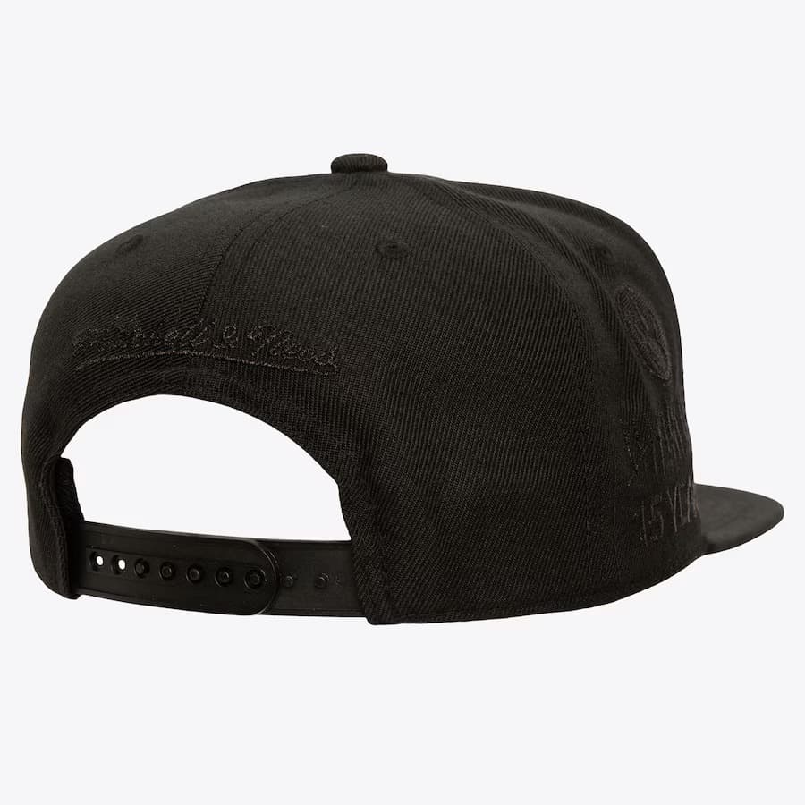 Бейсболка Mitchell & Ness Black Toronto Raptors Pearl Snapback Hat