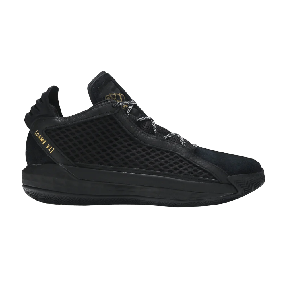 Кроссовки adidas Dame 6 Leather 'Black Gold'