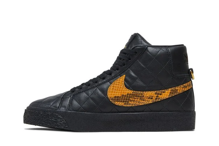 Кроссовки Supreme x Nike Zoom Blazer Mid QS SB 'Black Snakeskin'