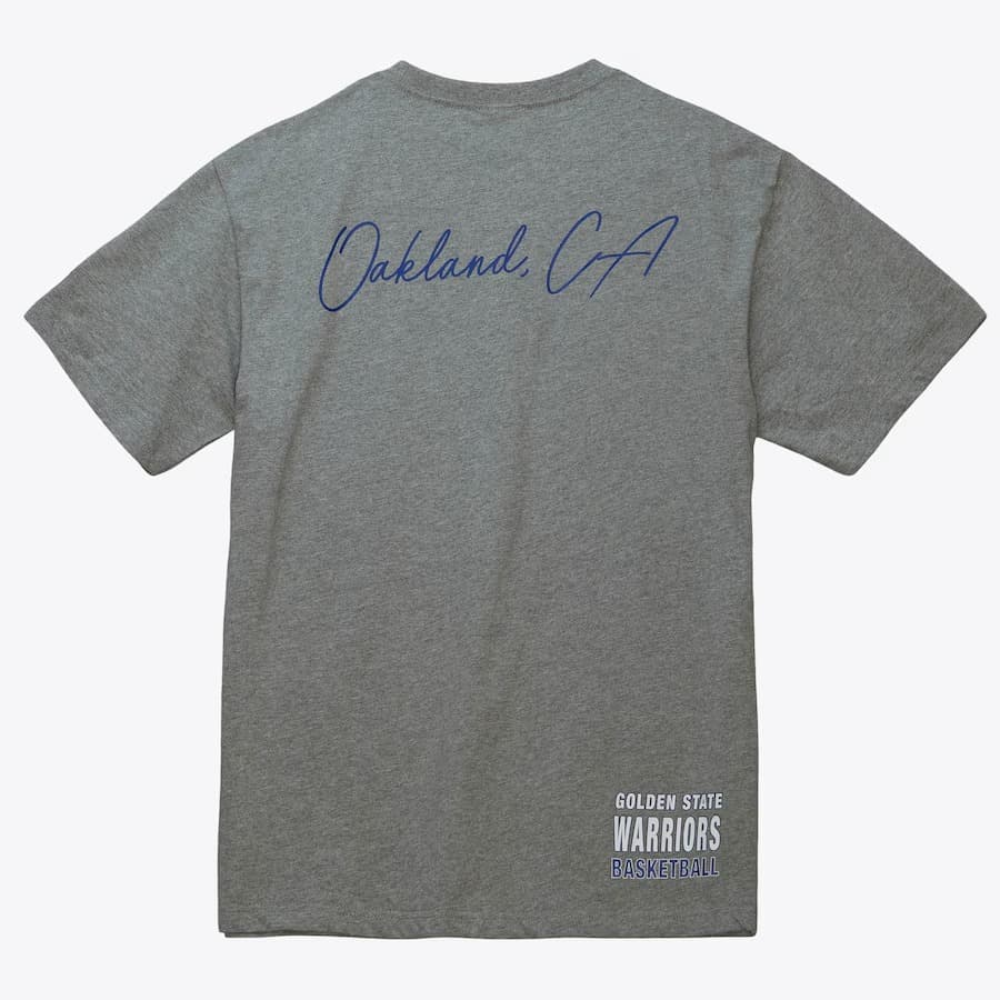 Футболка Mitchell & Ness Heather Gray Golden State Warriors City Collection T-Shirt