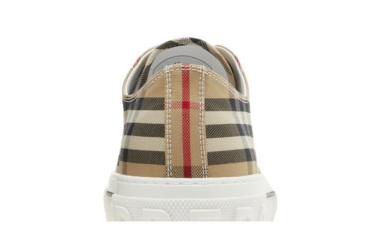 Кроссовки Burberry Check Cotton Sneakers 'Archive Beige'