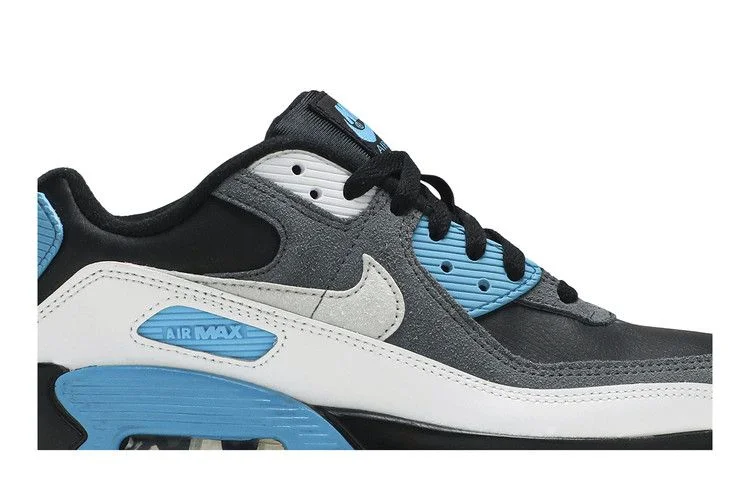 Кроссовки Nike Air Max 90 Leather GS 'Black Dark Grey'