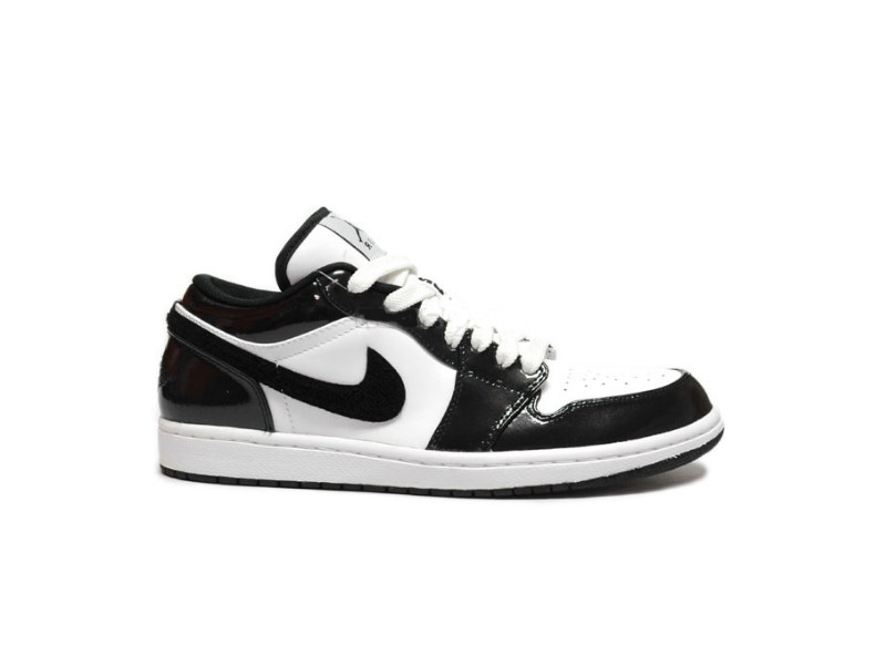 Кроссовки Air Jordan 1 Phat Low Patent White Black