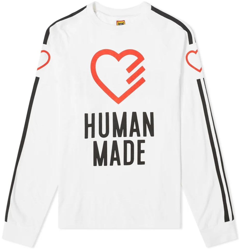 Футболка HUMAN MADE Heart Long Sleeve T-Shirt