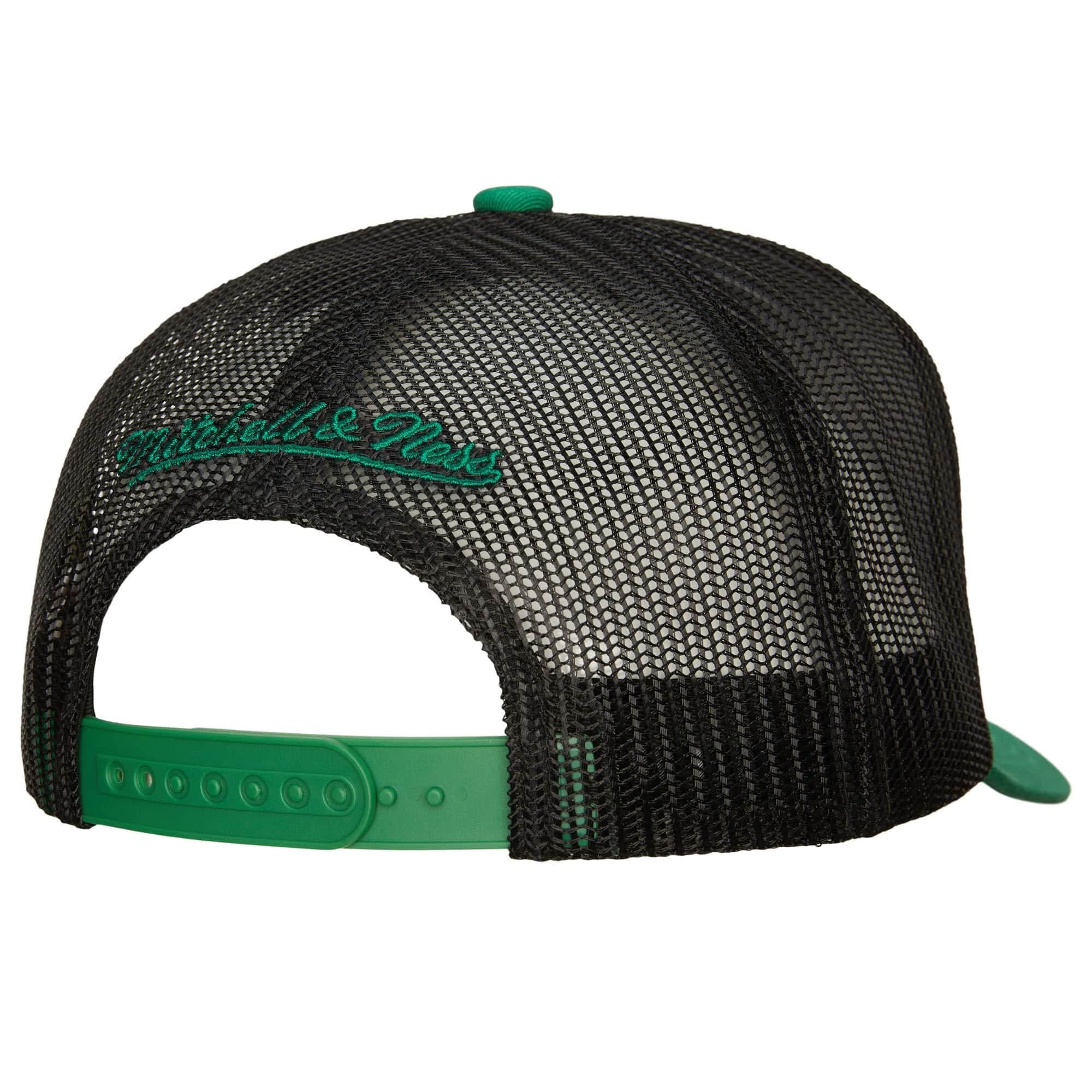Бейсболка Mitchell & Ness Truck It Trucker Snapback Boston Celtics Hat