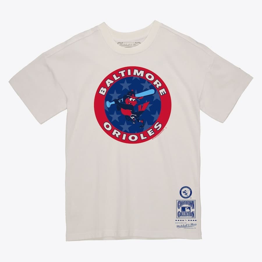 Футболка Mitchell & Ness Cream Baltimore Orioles Freedom T-Shirt