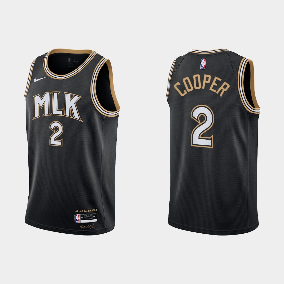 Баскетбольная джерси Atlanta Hawks #2 Sharife Cooper City Swingman Black Jersey