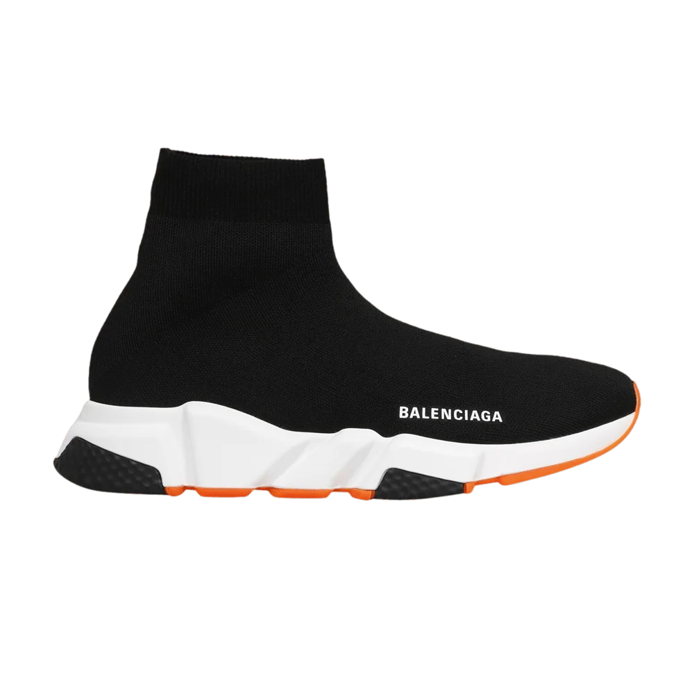 Krossovki-Balenciaga-Speed-Sneaker-Black-Orange-Fluo