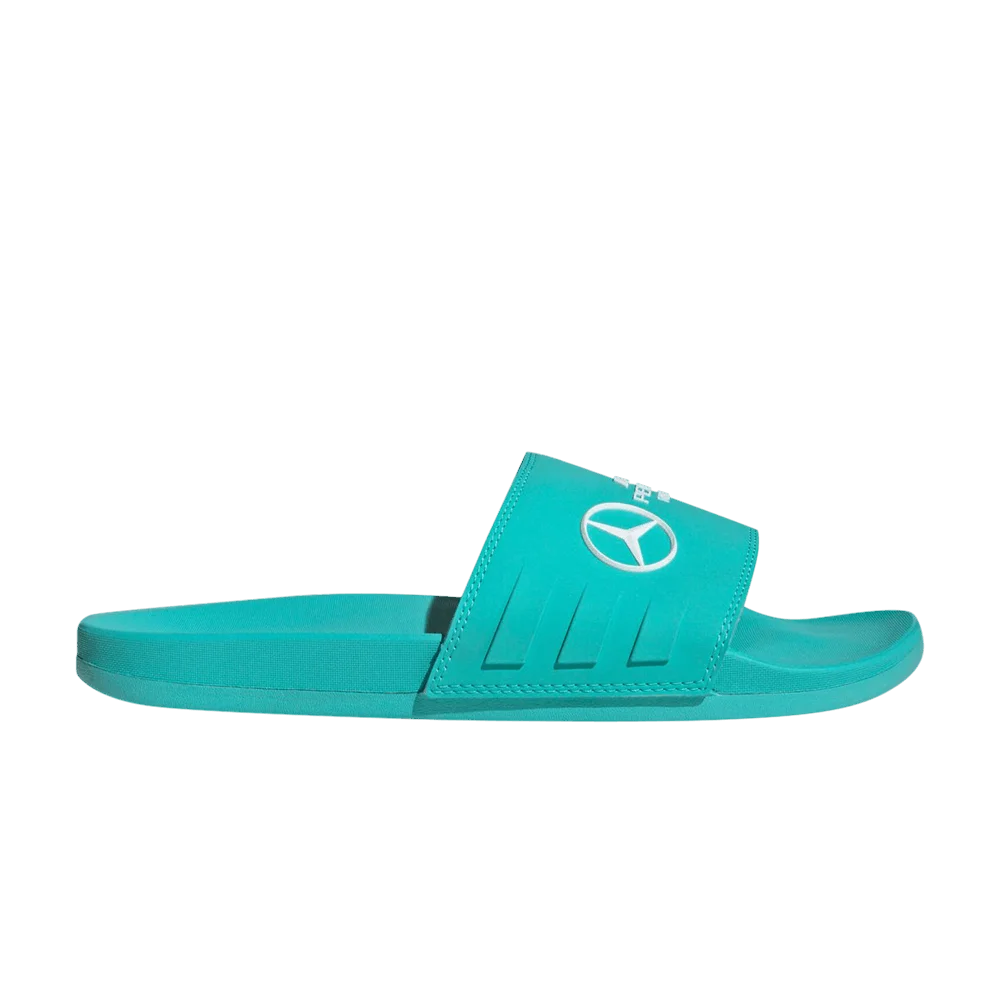 Mercedes-AMG-Petronas-Formula-One-Team-x-adidas-Adilette-Comfort-Slide-Semi-Mint-Rush