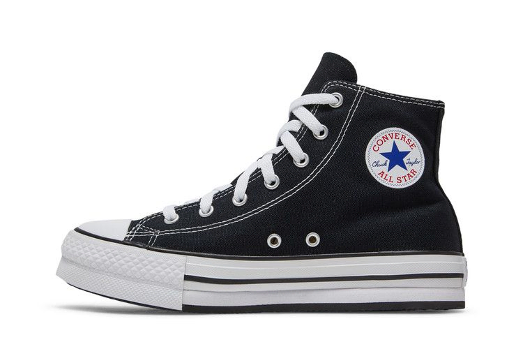 Кроссовки Converse Chuck Taylor All Star Lift Platform Canvas High GS 'Black'