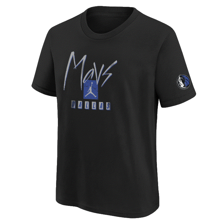 Баскетбольная футболка Nike Dallas Mavericks 2024 City Edition Courtside 1 Youth NBA T-Shirt