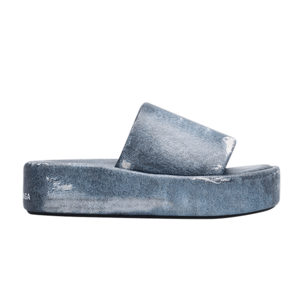 Кроссовки Balenciaga Wmns Rise Platform Slide 'Blue Denim'