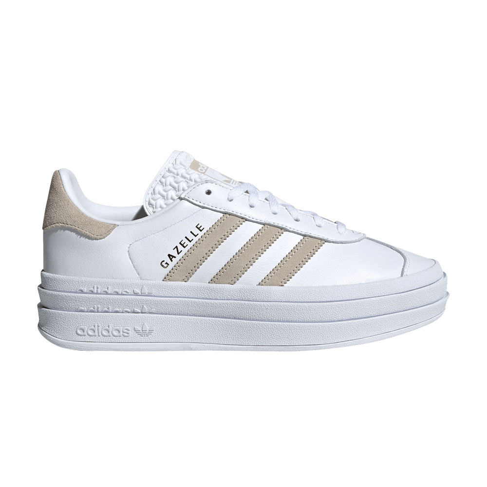 Кроссовки Adidas Wmns Gazelle Bold 'White Wonder Beige'