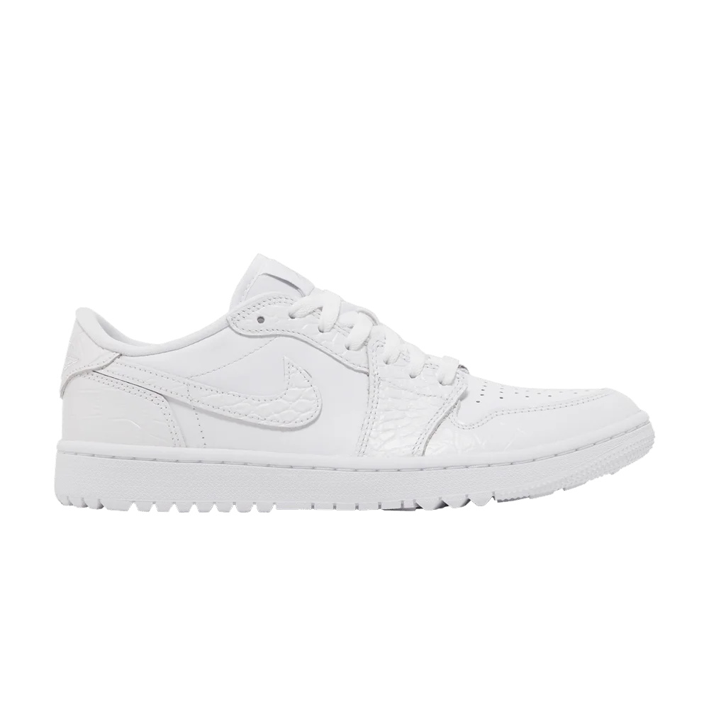 Krossovki-Air-Jordan-1-Low-Golf-White-Crocodile