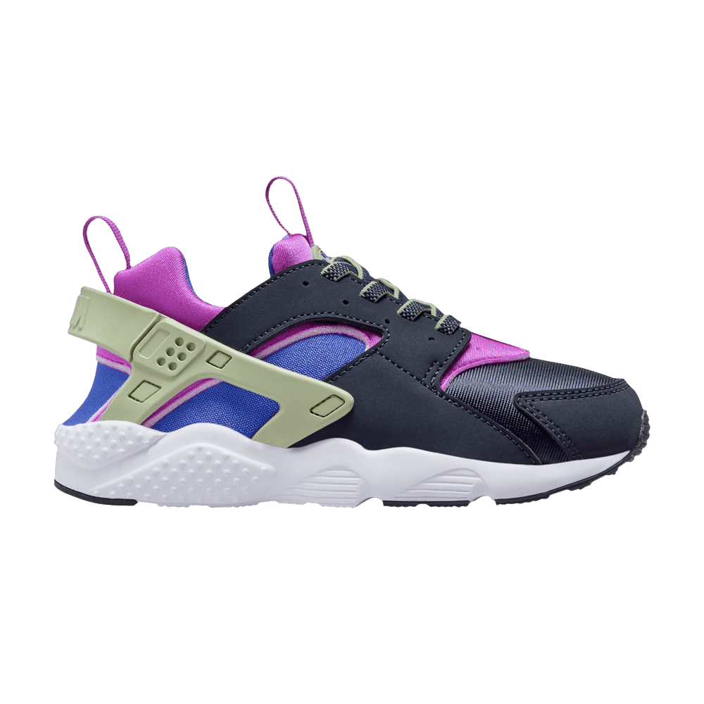Кроссовки Nike Huarache Run 2.0 PS 'Obsidian Fuchsia Honeydew'