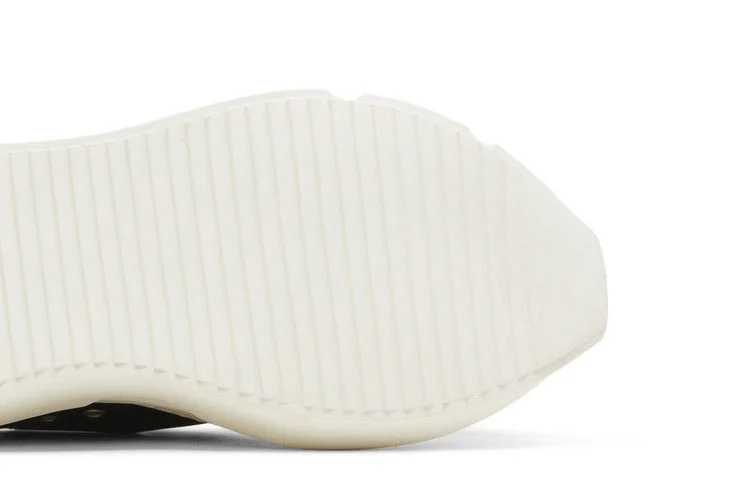 Кроссовки Rick Owens DRKSHDW Fogachine Cotton Denim Megalace Abstract Low 'Black Milk'