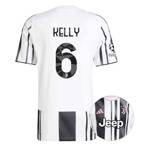Футбольное джерси JUVENTUS home jersey 25/26 KELLY 6