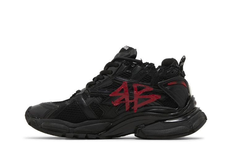 Кроссовки Balenciaga Runner Sneaker 'Graffiti - Black Red'