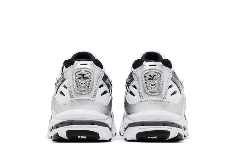 Кроссовки Mizuno Wave Rider 10 'White Silver Black'