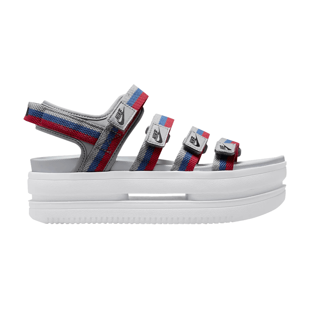 Nike Wmns Icon Classic Sandal 'Metallic Silver Game Royal'