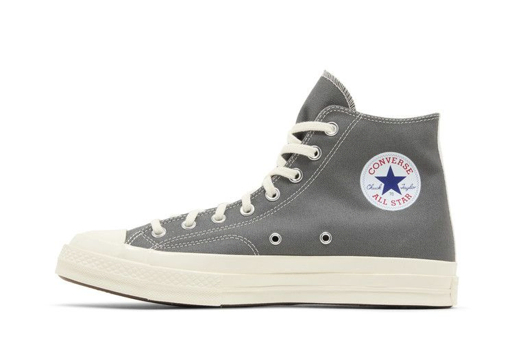 Кроссовки Comme des Garçons PLAY x Converse Chuck 70 High 'Steel Gray' 2023