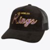 Mitchell-Ness-Black-Los-Angeles-Kings-Times-Up-Trucker-Adjustable-Hat-100x100