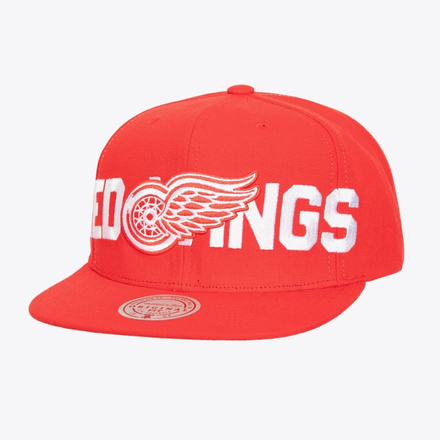 Mitchell-Ness-Red-Detroit-Red-Wings-Day-4-Snapback-Hat