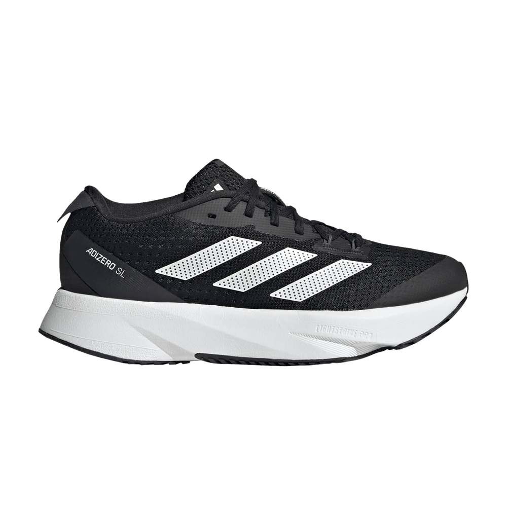 Кроссовки Adidas Adizero SL J 'Black White'