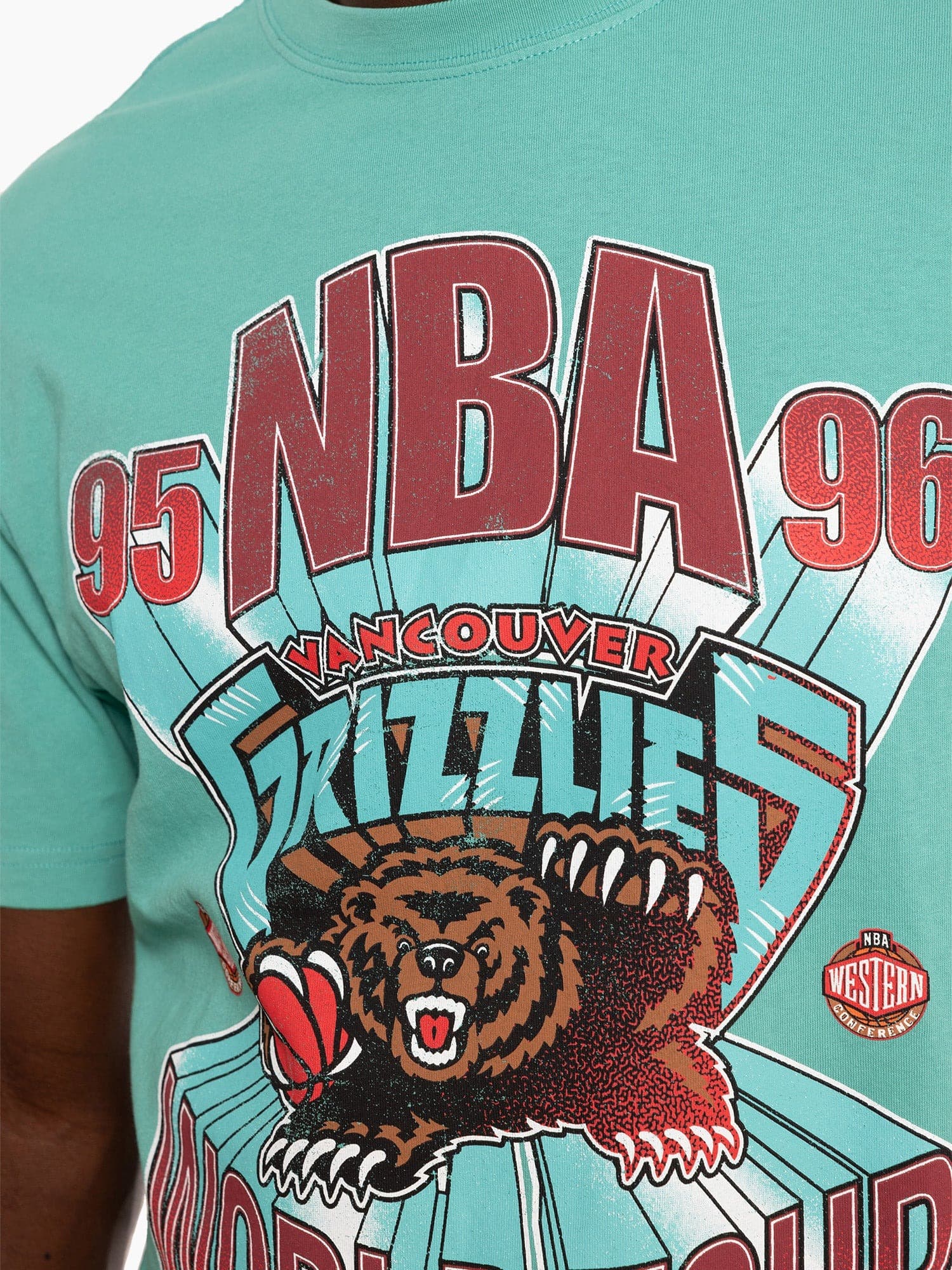 Футболка Mitchell & Ness Vancouver Grizzlies Vintage Bust Out T-Shirt