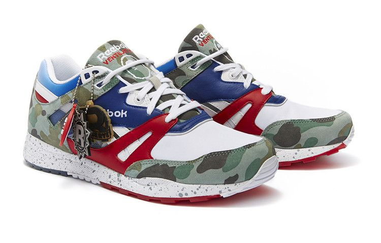 Кроссовки Reebok Mita x A Bathing Ape x Ventilator Affiliates 'White Red Royal'