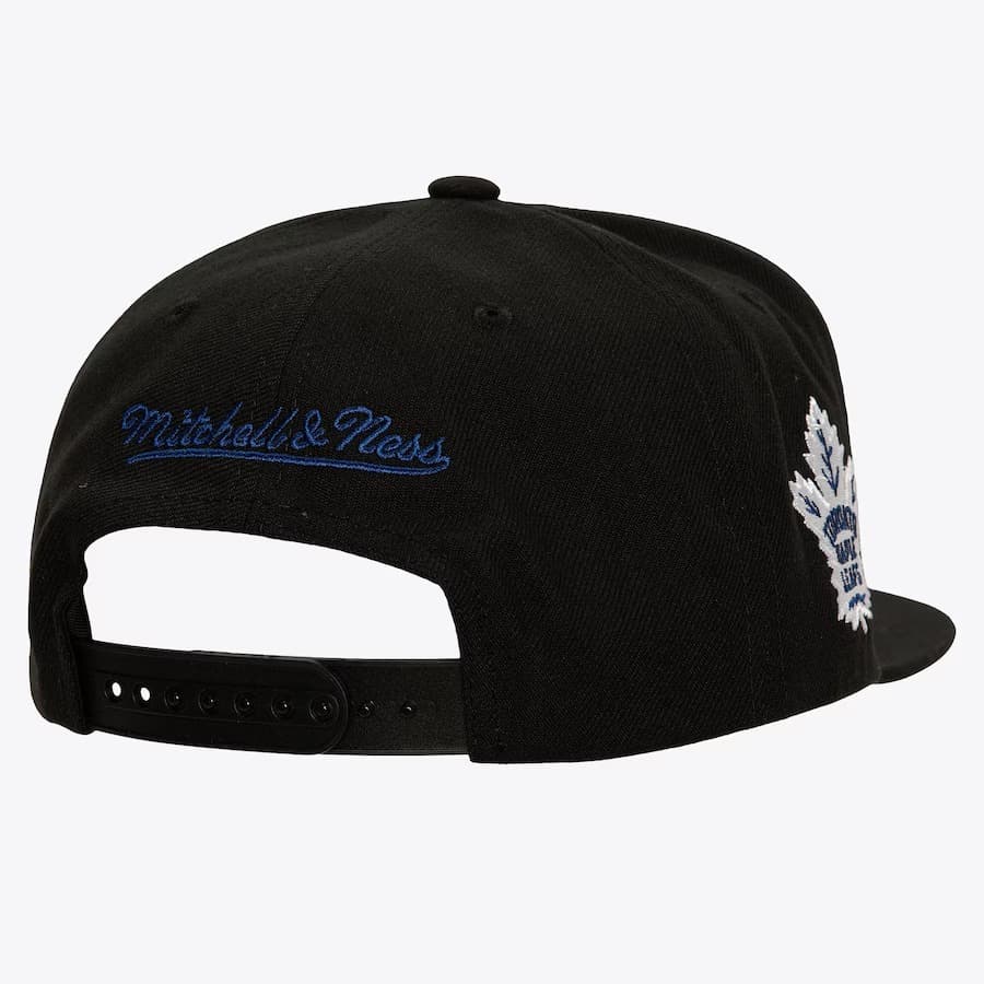 Бейсболка Mitchell & Ness Black Toronto Maple Leafs Retro Sport Snapback Hat