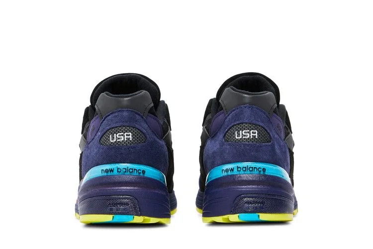 Кроссовки New Balance 992 Made in USA 'Black Purple'