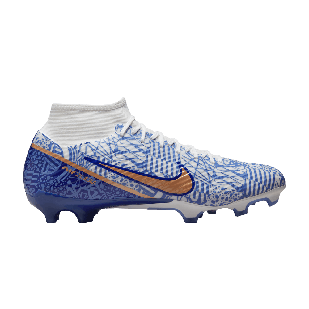 Кроссовки Nike Zoom Mercurial Superfly 9 Academy CR7 MG 'Azulejo'