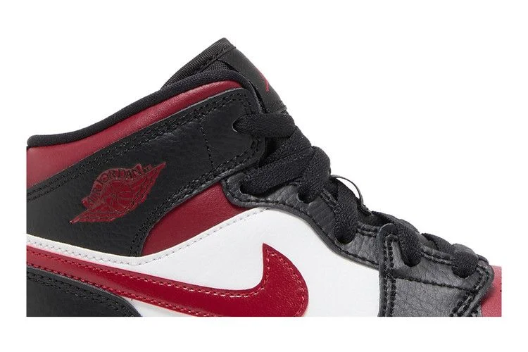 Кроссовки Air Jordan 1 Mid PS 'Bred Toe'