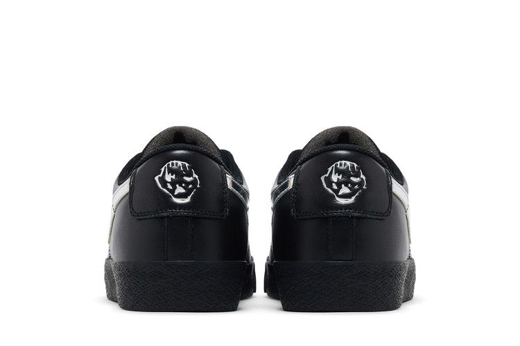 Кроссовки Dancer Skateboards x Nike Zoom Blazer Low SB 'Black Metallic Silver'