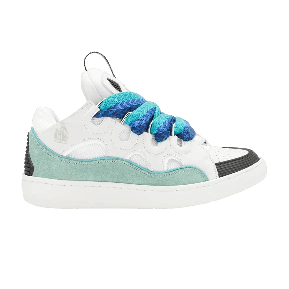 Krossovki-Lanvin-Wmns-Curb-Sneakers-White-Green