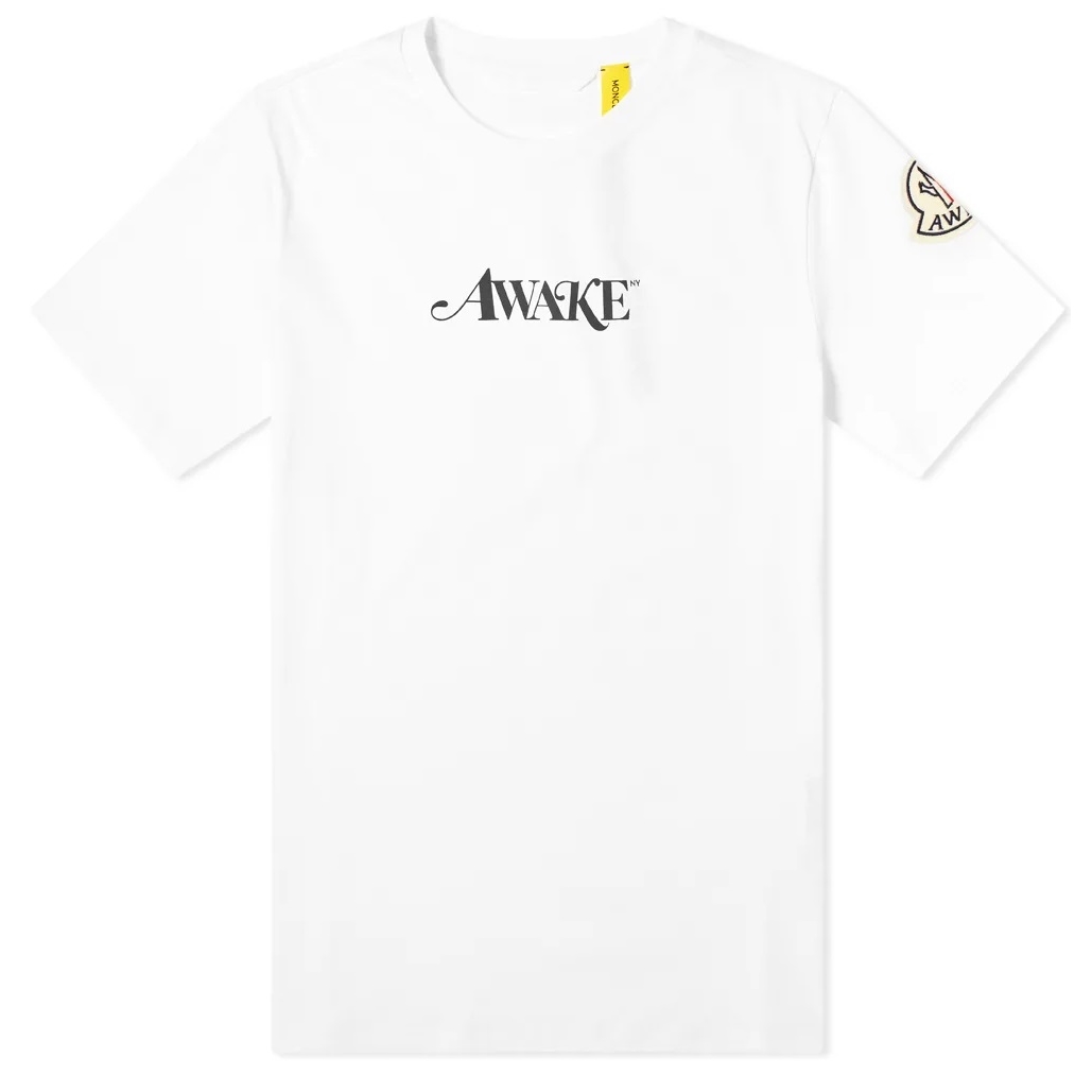 Футболка Awake x Moncler Logo Tee White