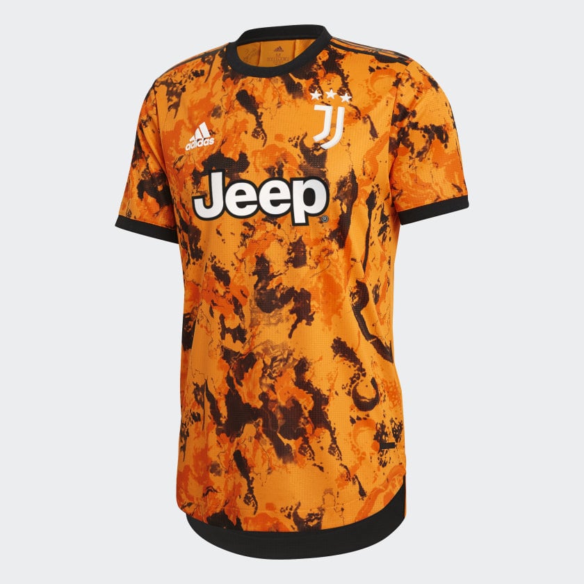 Футболка adidas Juventus Maglia Gara Third Authentic 2020/21 Jersey Orange