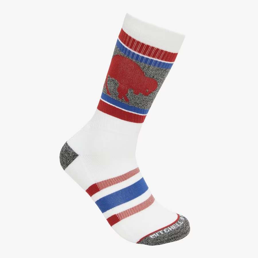 Спортивные носки Mitchell & Ness Buffalo Bills Interception Crew Socks
