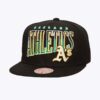 Mitchell-Ness-Black-Oakland-Athletics-Line-Work-OG-Snapback-Hat-100x100