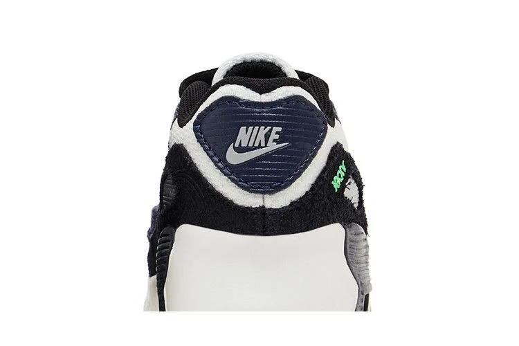 Кроссовки Nike Air Max 90 Leather SE TD 'Black Scream Green'