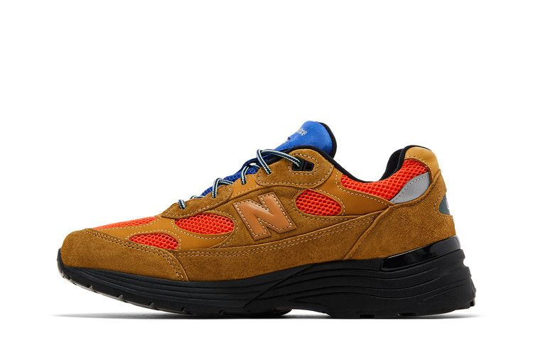 Кроссовки Action Bronson x New Balance 992 Made in USA 'Tan Orange Blue'