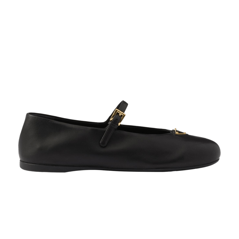 Кроссовки Prada Wmns Nappa Leather Ballerinas 'Black'
