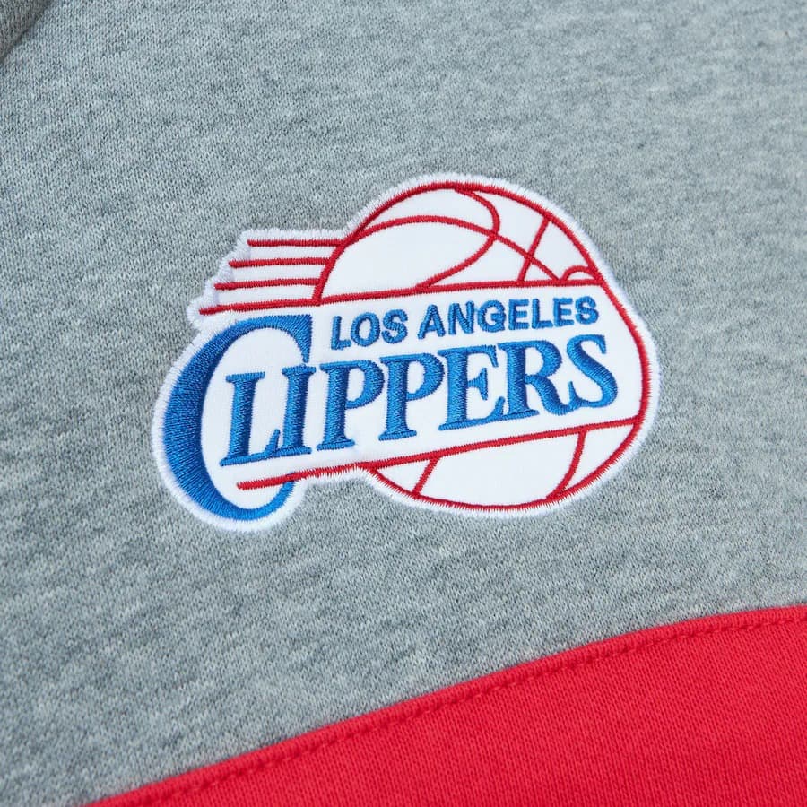 Худи Mitchell & Ness Royal LA Clippers Head Coach Pullover Hoodie