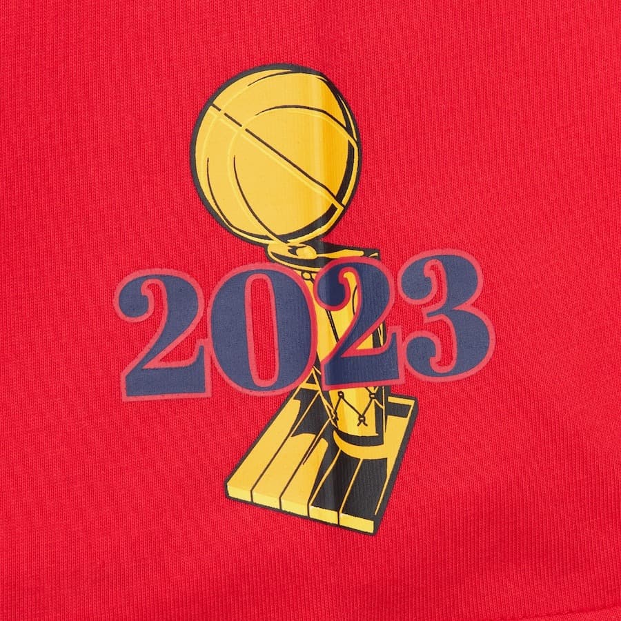 Футболка Mitchell & Ness Red Denver Nuggets Team OG 3.0 Vintage T-Shirt