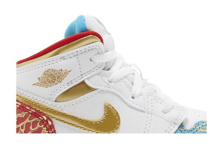 Кроссовки Air Jordan 1 Mid TD 'NC to Chi'
