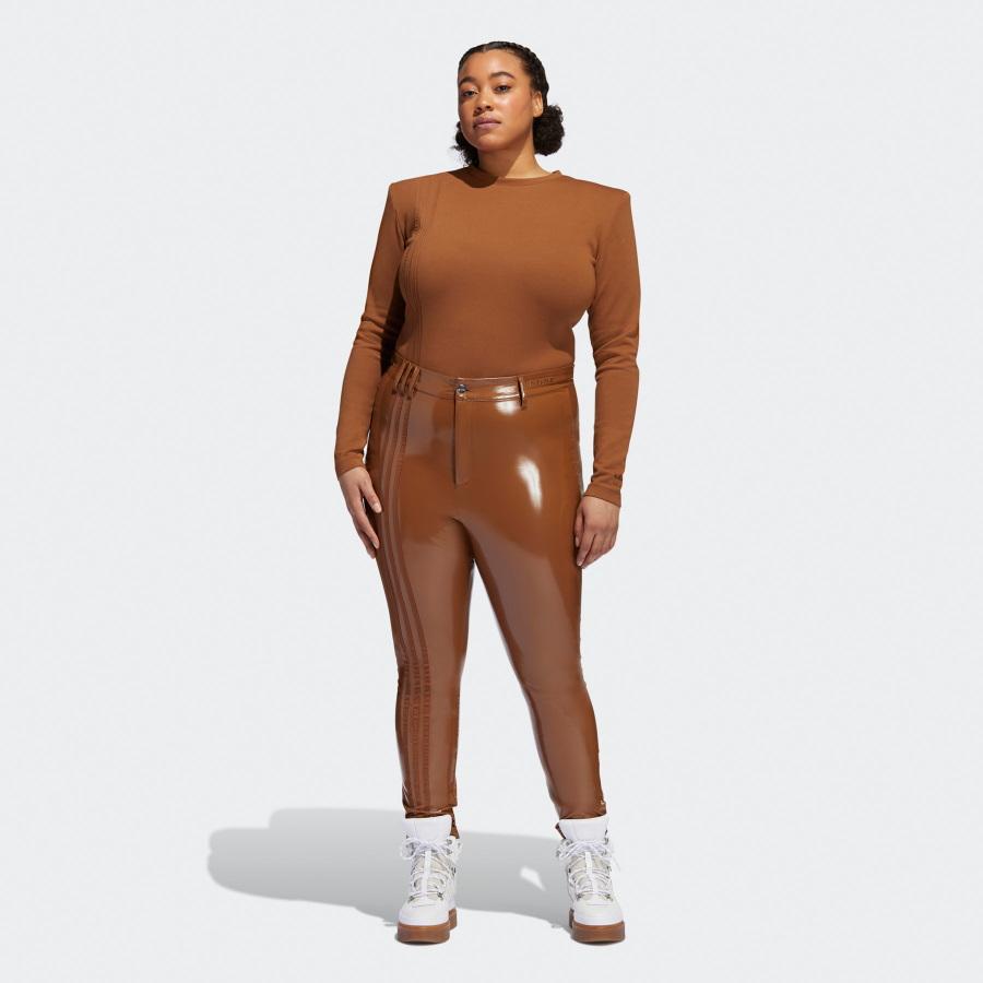 Спортивные брюки adidas Ivy Park Latex Pants (Plus Size) Wild Brown